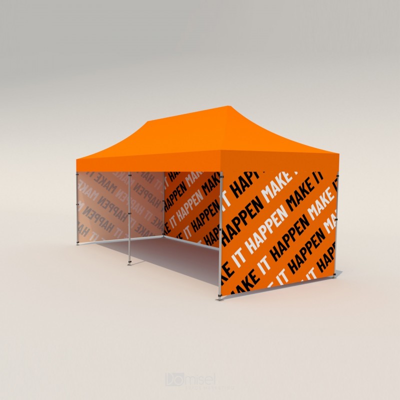 PROMOCIJSKI ŠOTOR - S TISKOM - 3 x 6 m