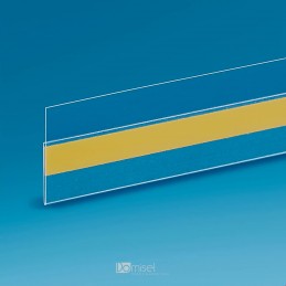 CENSKA LETVICA - RAVNA KRAJŠA ZADAJ - ROČNO DELO -  PET ♻ - PROZORNO LEPILO, SREDINA - D1000 V30