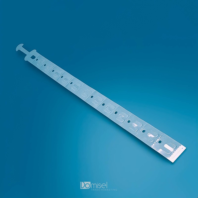 Prozoren trak za obešanje izdelkov