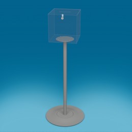 Pleksi steklena škatla za žrebanje z drsnim pokrovom kjučavnico in podstavkom - D300 G300 V300