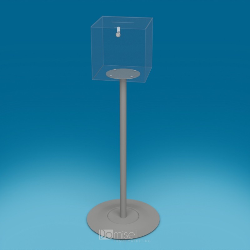 Pleksi steklena škatla za žrebanje z drsnim pokrovom kjučavnico in podstavkom - D300 G300 V300