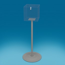 Pleksi steklena škatla za žrebanje z drsnim pokrovom kjučavnico in podstavkom - D300 G300 V300