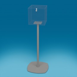 Pleksi steklena škatla za žrebanje z drsnim pokrovom kjučavnico in podstavkom - D300 G300 V300