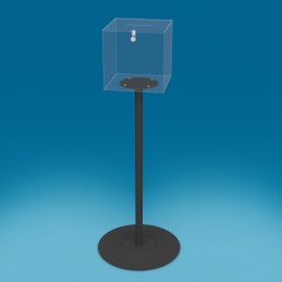 Pleksi steklena škatla za žrebanje z drsnim pokrovom kjučavnico in podstavkom - D300 G300 V300