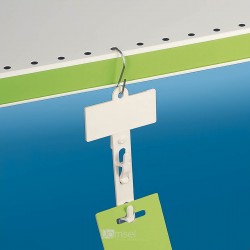 Plastičen bel trak s toperjem