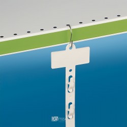 trak za obešanje izdelkov - 12 kljukic