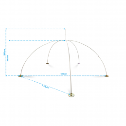PROMOCIJSKI ŠOTOR - KUPOLA - S TISKOM