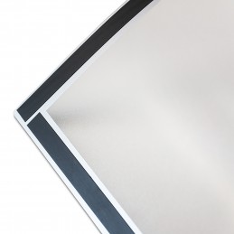 Magnetni vložni okvir samolepilni - srebrna - A4