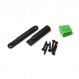 IZVLEČNA KASETA - ZA PREGRADO - STENSKA - ČRNA - ČRN TRAK - 3m