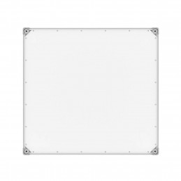 Oglasna deska z magnetno tablo - Srebrna - drsna vrata -  1160 x 675 mm (10 x A4)