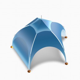 PROMOCIJSKI ŠOTOR - KUPOLA - S TISKOM - 5m