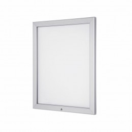 Oglasna deska z magnetno tablo - Srebrna PETG - 1067 x 805 mm (9 x A4)