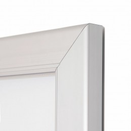Oglasna deska z magnetno tablo - Srebrna PETG - 1067 x 805 mm (9 x A4)