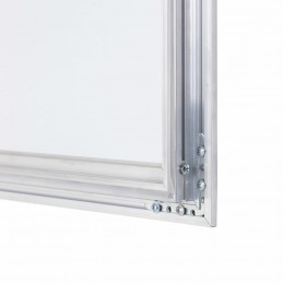 Oglasna deska z magnetno tablo - Srebrna PETG - 1067 x 805 mm (9 x A4)