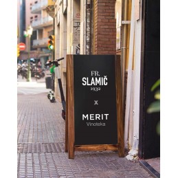 A STOJALO - LESENO - ZA KREDNE MARKERJE - 59 x 116 cm Antique