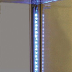 Vitrina z "LED" 50 x 50 x 200 cm