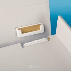 Bela horizontalna sponka