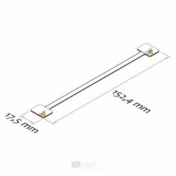 Kovinski gibljiv označevalec polic - 152 mm