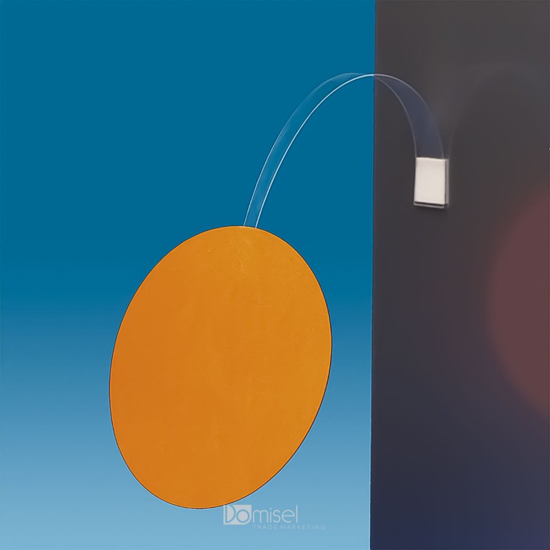 Gibljiv kvadraten označevalec polic