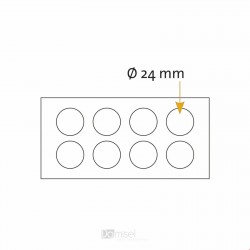 Smolepilni filci - V3.5 Ø24 - črna