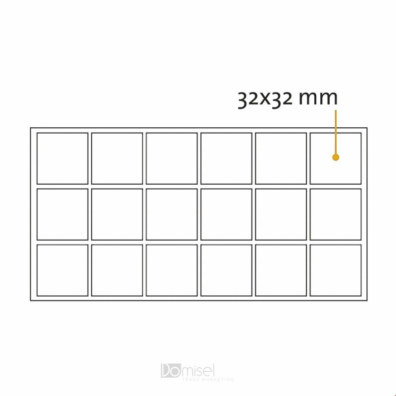 Kvadratne samolepilne penaste blazinice - 32 x 32 mm