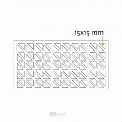 Trikotne samolepilne penaste blazinice - 15 x 15 mm