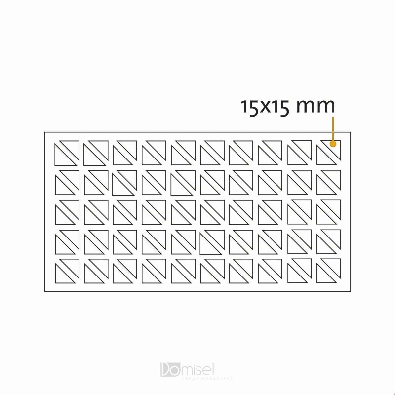 Trikotne samolepilne penaste blazinice - 15 x 15 mm