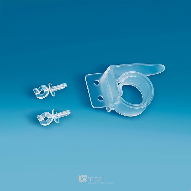 polžja sponka s plastičnima vijakoma