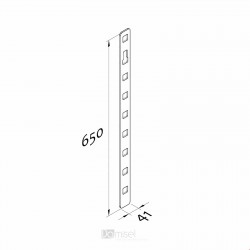 Nosilna stena za univerzalne kljukice