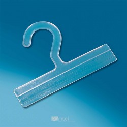 Odprti plastičen obešalnik za izdelke - D173