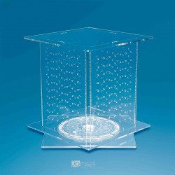 VRTLJIVI PODSTAVEK - PLASTIČEN AKSIALNI LEŽAJ - Ø 100 - Ø 140 - Ø 200 - Ø 250 - BEL