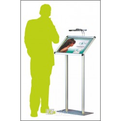 Dvojno informacijsko stojalo z lučjo - A3 in B3 format