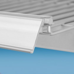 Censka letvica - za žične ograje - bela - ekstrudirana - D1000 V28mm Ø6
