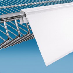 CENSKA LETVICA - ZA ŽIČNE OGRAJE - EKSTRUDIRANA - BELA  - D1000 V73 Ø7,5