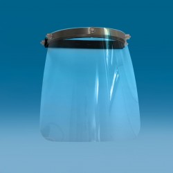 Zaščitni vizir za obraz - z elastiko - nastavljiv - nerjaveči materiali