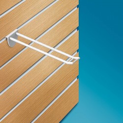 Plastična dvojna lamelna kljukica z nosilcem za ceno - 50/100/150/200/250 mm