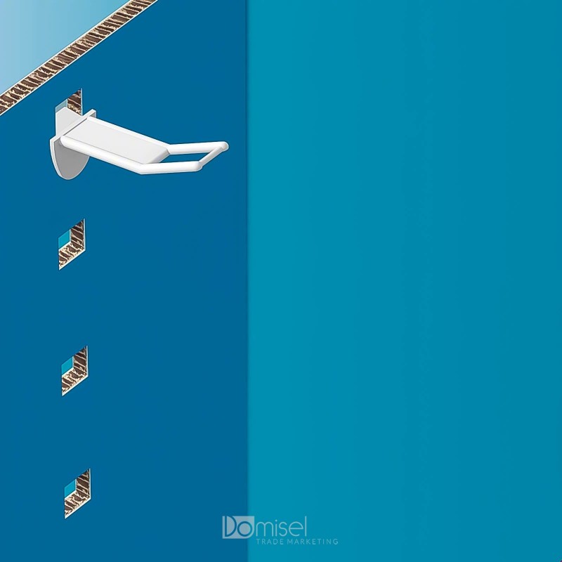 Plastična polna za zatikanje kljukica z nosilcem za ceno