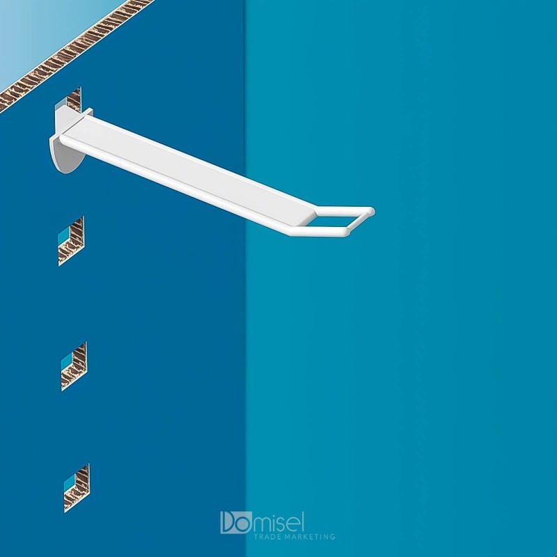 Plastična polna za zatikanje kljukica z nosilcem za ceno