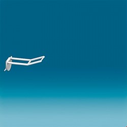 Plastična dvojna za zatikanje kljukica z nosilcem za ceno