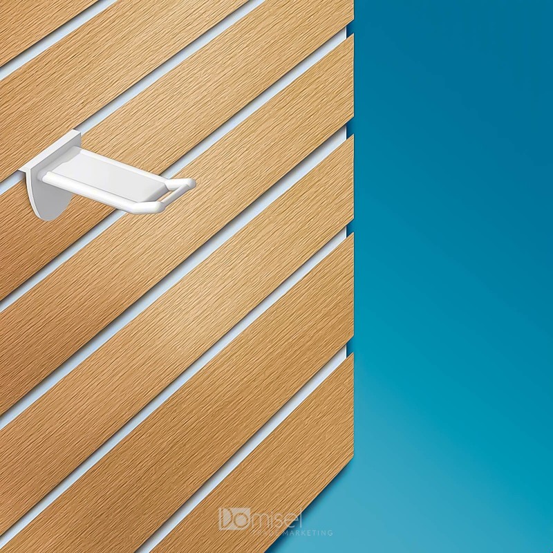 Plastična polna lamelna kljukica z nosilcem za ceno - 50/100/150/200/250 mm