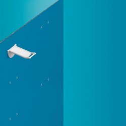 Plastična polna za zapičit kljukica z nosilcem za ceno - 50/100/150/200/250 mm