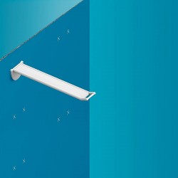 Plastična polna za zapičit kljukica z nosilcem za ceno - 50/100/150/200/250 mm