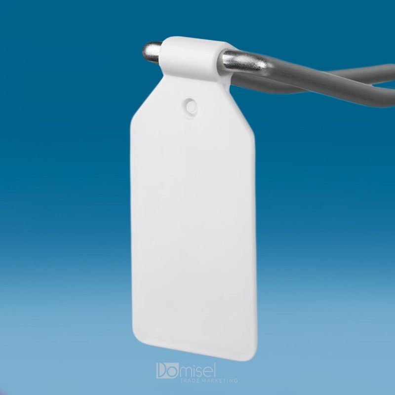 CENSKA LETVICA - ZA KLJUKICE - BELA - D42 x V26 - Ø 4,8