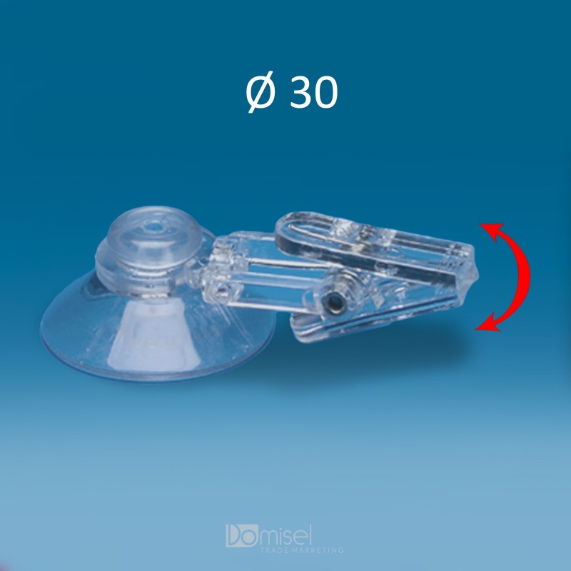 VAKUUMSKI PRISESEK - S PLASTIČNO ŠČIPALKO - Ø 30 mm