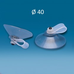 VAKUUMSKI PRISESEK - Ø 40 mm - S PLASTIČNO OBJEMKO - Ø 10 mm