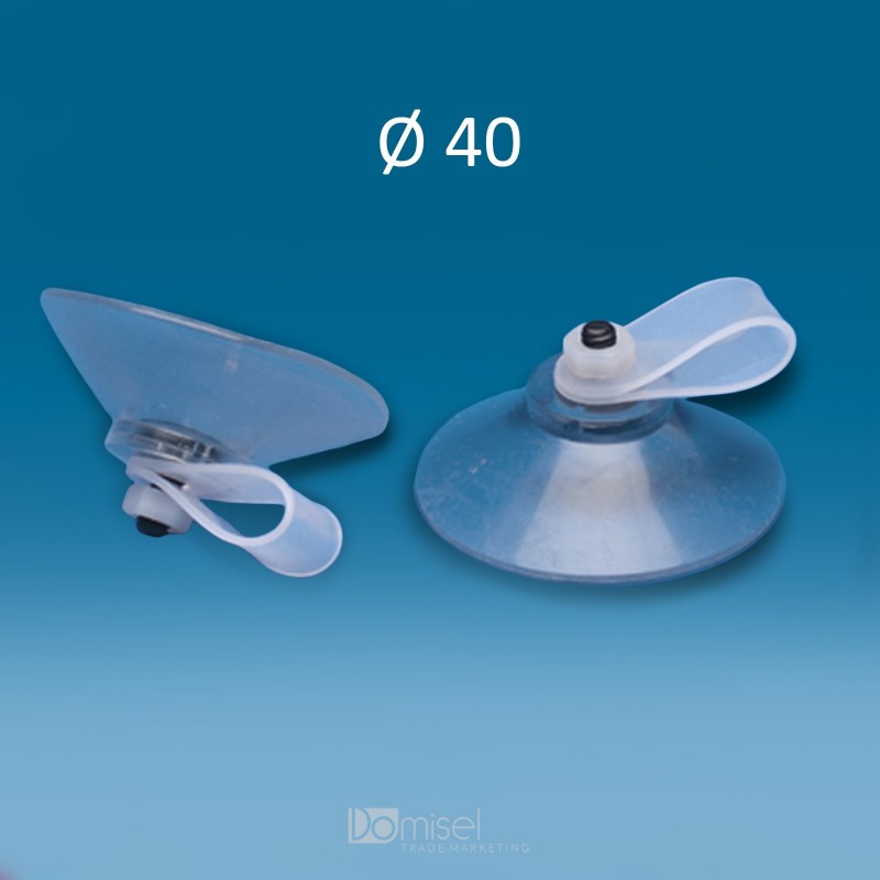 VAKUUMSKI PRISESEK - Ø 40 mm - S PLASTIČNO OBJEMKO - Ø 10 mm