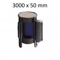 IZVLEČNA KASETA - ZA PREGRADNI STEBRIČEK TRAK - MODRA - RDEČA - ČRNA - 3m