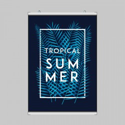 Aluminijast "snap" profil - 600 mm